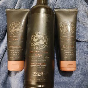 TWEAK'D BY NATURE HAIRCARE PRODUCTS (3 ITEMS)